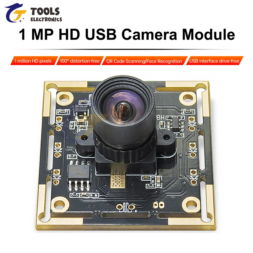 OV9732 Modulo telecamera da 1 MP 100 gradi MJPG/YUY2 Messa a fuoco manuale regolabile Fotocamera ad alta definizione 60 gradi 72 gradi 160 gradi