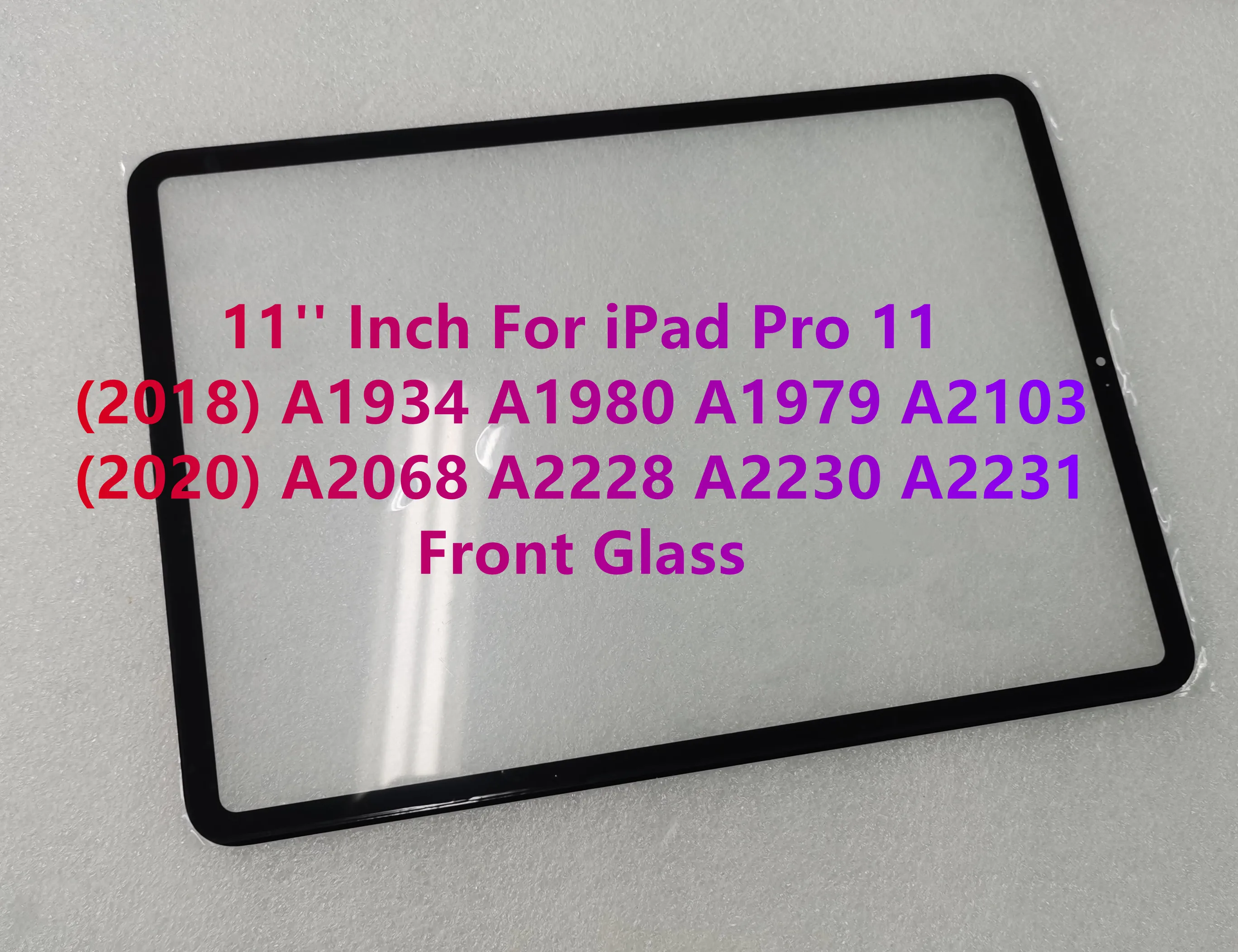 11 Inch For iPad Pro 11 pro11 (2018) A1934 A1980 A1979 A2103 (2020) A2068 A2228 A2230 A2231 Front Glass Panel With OCA Glue Test