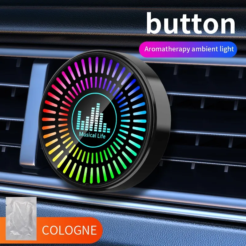 Desktop RGB Lamp Rgb Light Sound Reactive RGB Car Light Voice Activated Match For Car Interior Desktop RGB Lamp