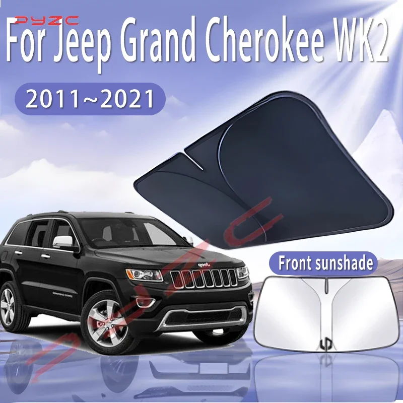 

Солнцезащитный козырек для Jeep Grand Cherokee WK2 2011-2021, передний, для лобового стекла, теплоизоляционный, летний, охлаждающий, автоаксессуар
