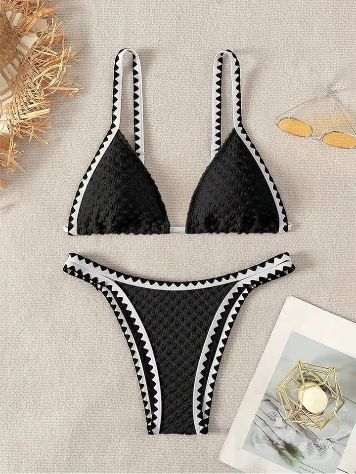 

Vzvn Sexy Sportswear for Women Fashion Vintage Sleeveless Swim Spaghetti Strap Backless 2026 New Spring Summer Two Piece Suits