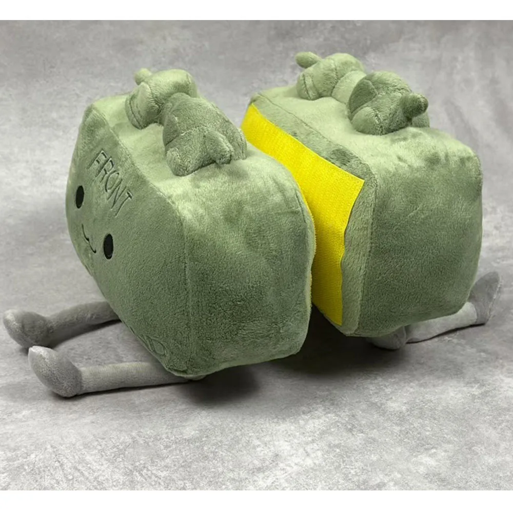 

Clay the Claymore плюшевая кукла Kawaii зеленая квадратная кукла-подушка 20 см аксессуары орнамент подарочная коллекция модель детские подарки на день рождения