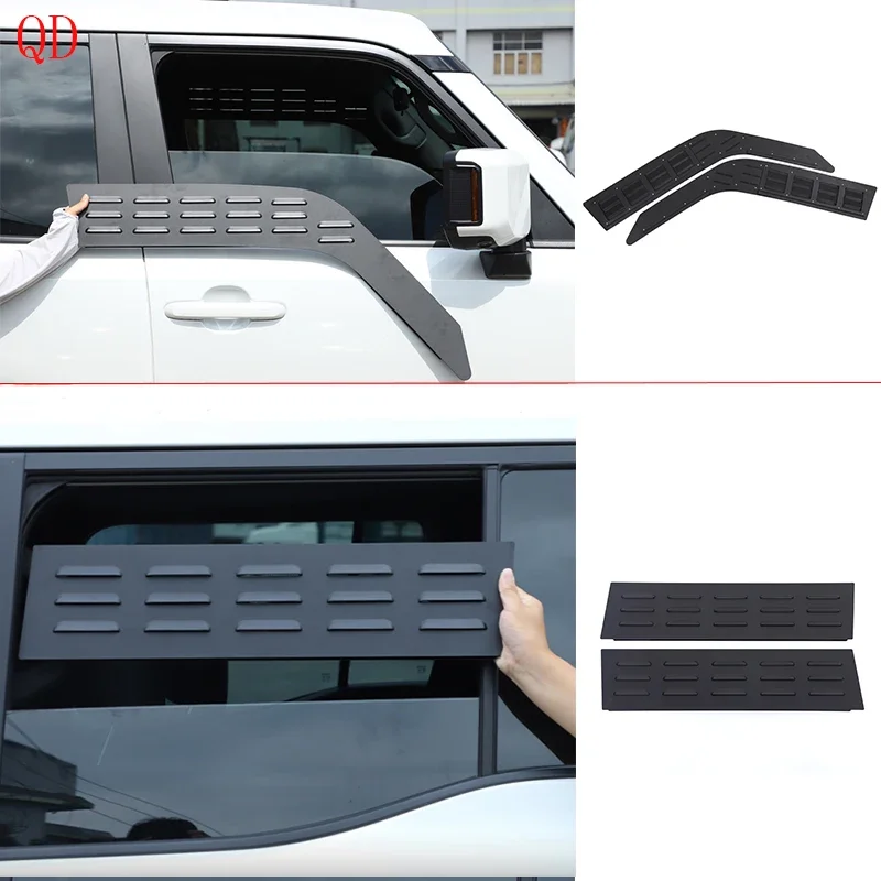 

Aluminum Alloy For Toyota Land Cruiser Prado 250 LC250 2024+ Car Front Rear Ventilation Blinds Panel Stickers Car Accessories
