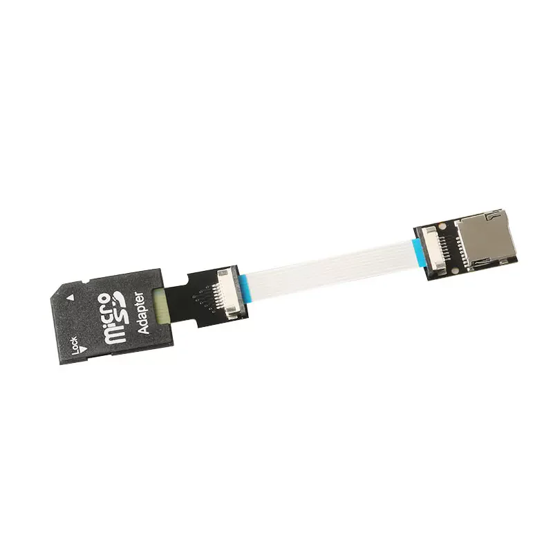 Câmera Navegação TF Memory Card Extension Cable, SD External Converter Card Reader