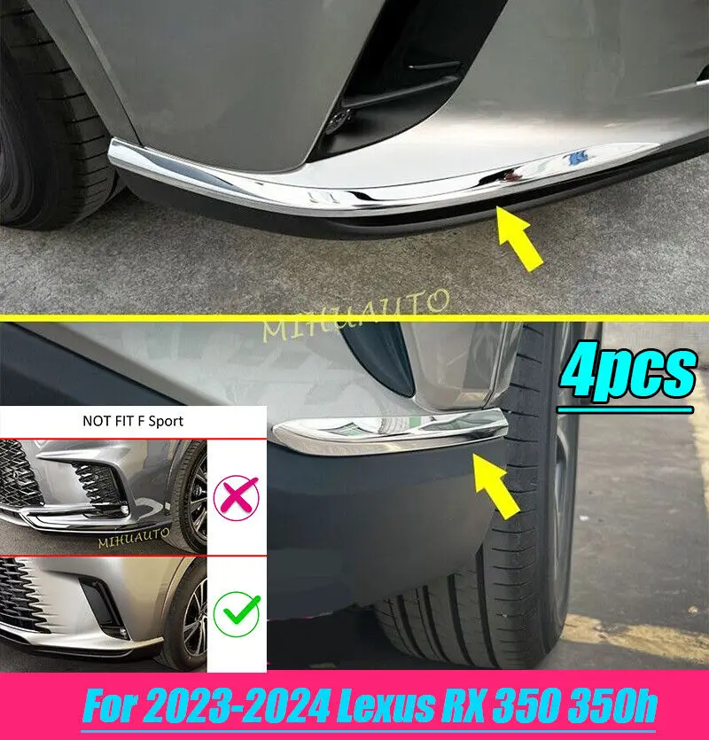 

Стальная защитная крышка переднего и заднего бампера для Lexus RX 350 350h 2023-2024 гг.