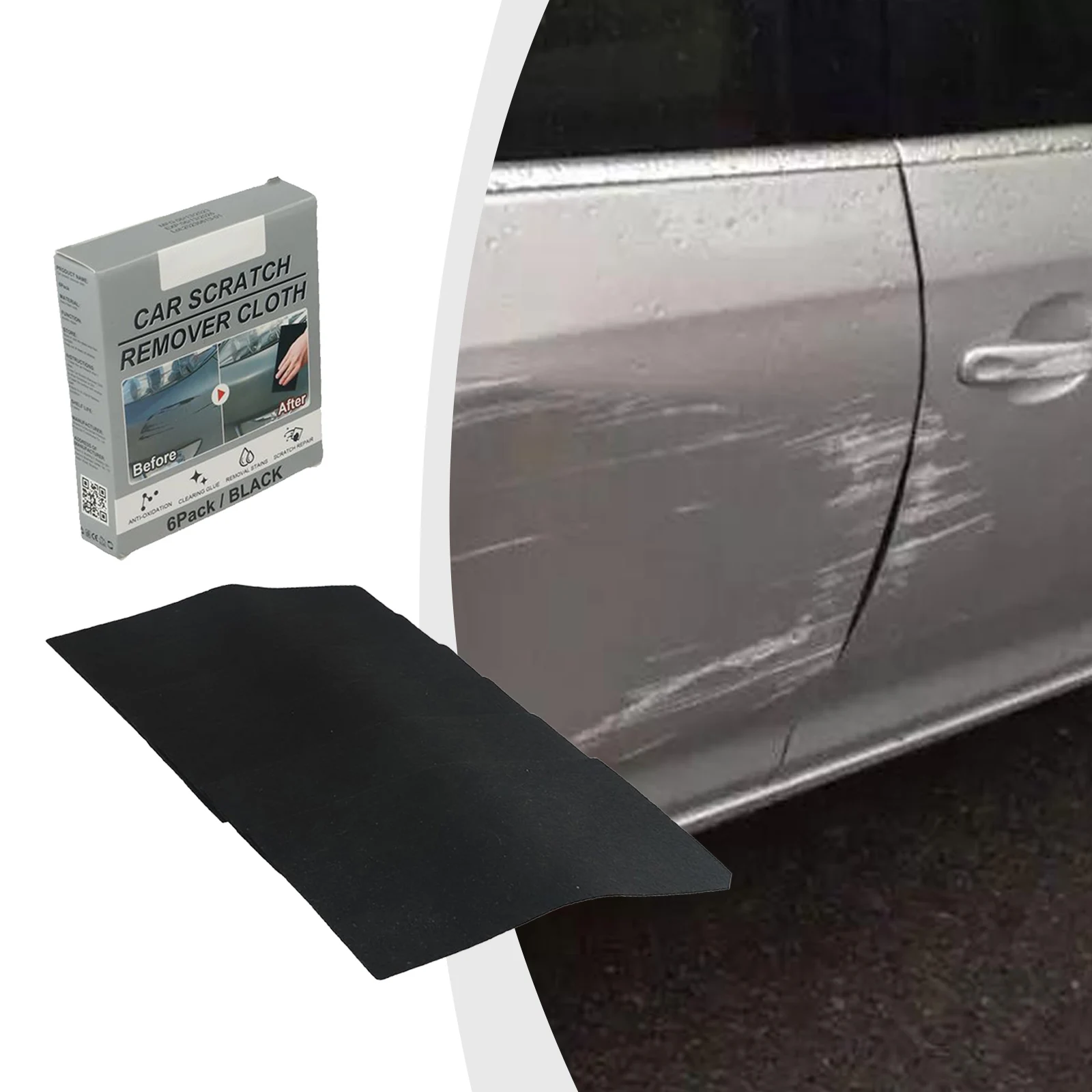 

Car Accessories Car Scratch Remover High Quality Remover Paint Sparkle Cloth Brand New Car Scratch Repair Cloth 100% New