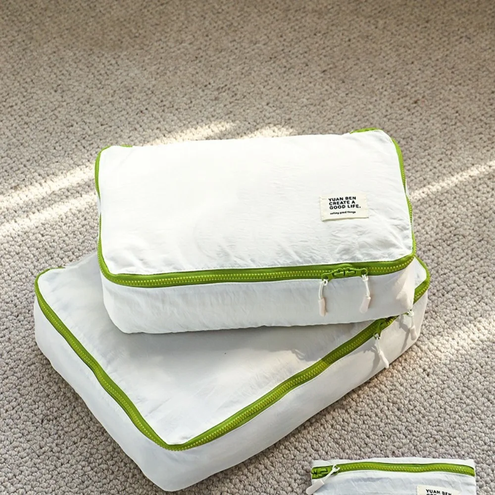 Nylon Luggage Organizers Bag Ultra Light Large Capacity Clothes Organizer Bag Portable Waterproof Travel Storage Bag Women