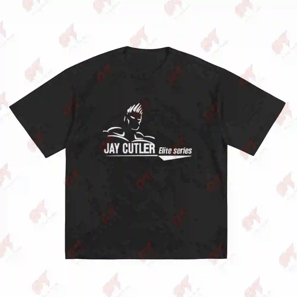 Bodybuilding Fitness Jay Cutler Elite Short Sleeve Tee 100% Cotton T-Shirt