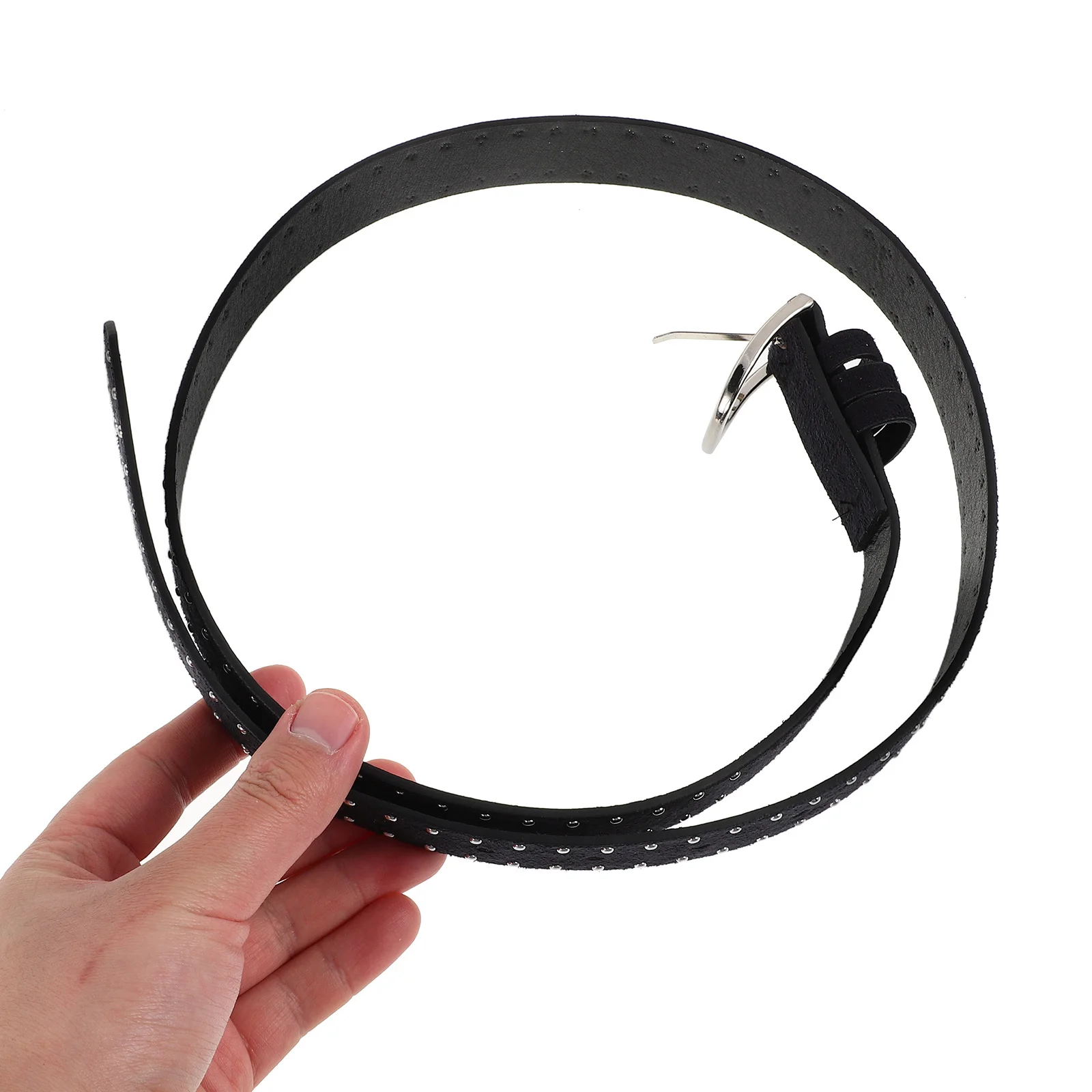 

Suede Studded For Women Western Punk Waistband Adjustable Buckle Vintage Wrap Belt For Jeans Dresses Cosplay Suede Belt