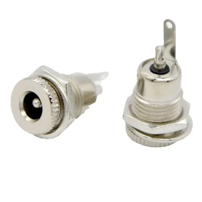 Premium Metal Shell DC Power Jack Female Socket 5.5x2.1/2.5mm - Durable Fast Charging Connector | DC-099 New Best Price Sales