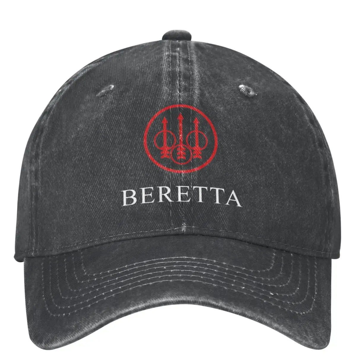 B-Berettased Firearms Motto Black Baseball Cap Unisex Men Designer Trucker Hat Summer Fashion Tennis Skate Baseball Caps