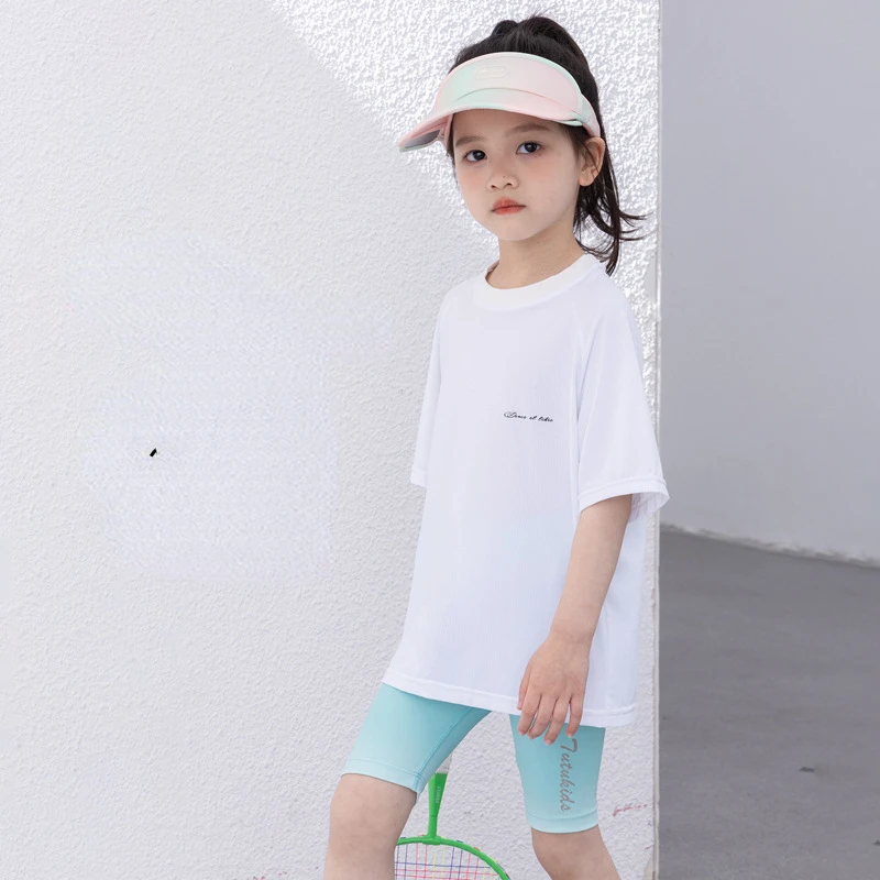 Baby Girl Pants Girls Leggings New Kids Gradient Cycling Pants Summer 2024 Baby Leggings Children Comfort Soft Casual Pant image 3