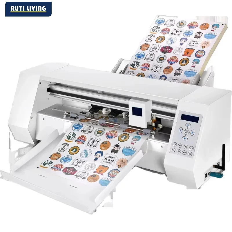 QR code,origin,right Angle A3+ Automatic Sheet Feed Sheet Label Cutter/Auto Feeding Digital Die Cutter/Sticker Cutter Machine