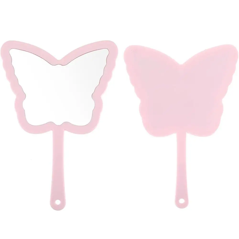 with Handle Butterfly Shaped Handheld Mirrors Butterfly Eye Catching Design Cosmetic Hand Mirror Reliable and Durable