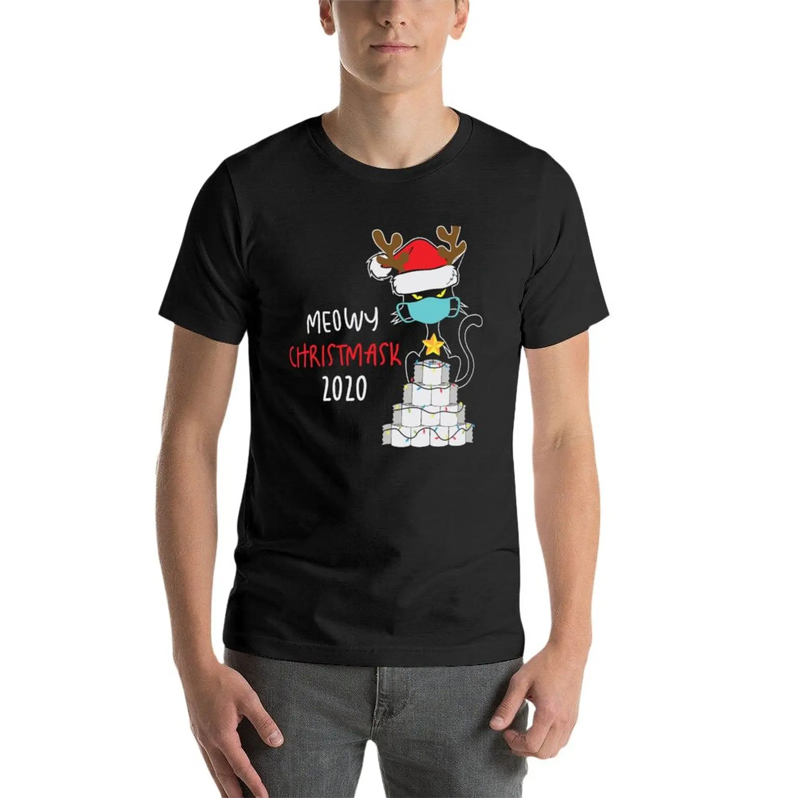New Meowy Chrismask 2020 Funny Cat Christmas T-Shirt new edition t shirt funny t shirt mens champion t shirts