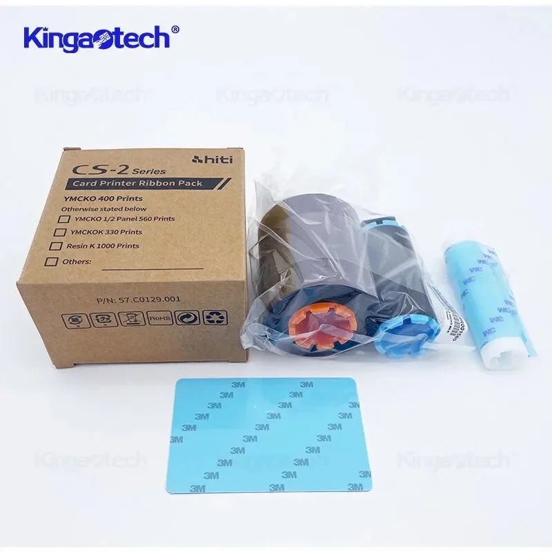 شريط ملون جديد YMCKO لطابعة بطاقات HITI CS200e CS220e CS290e يرجى تأكيد إصدار البرامج الثابتة قبل الطلب #4