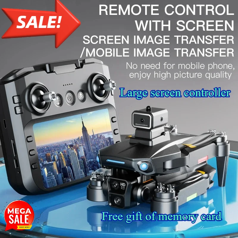 Drone PRO SG103 kamera definisi tinggi 4K, pesawat nirawak pengendalian jarak jauh kembali otomatis tanpa sikat FPV