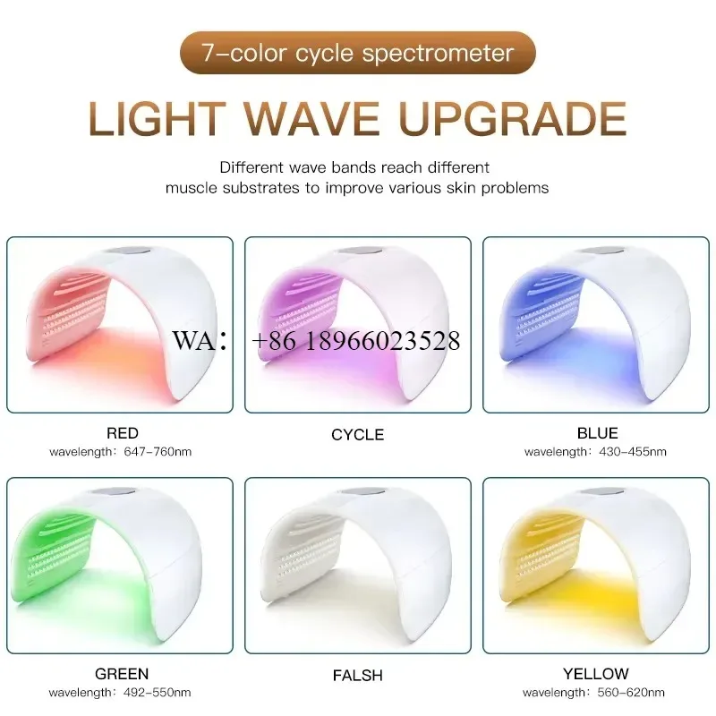 WMWMNU for Home Use Phototherapy Instrument Face Beauty Massage Lifting Facial Massager Vibrating Device Products