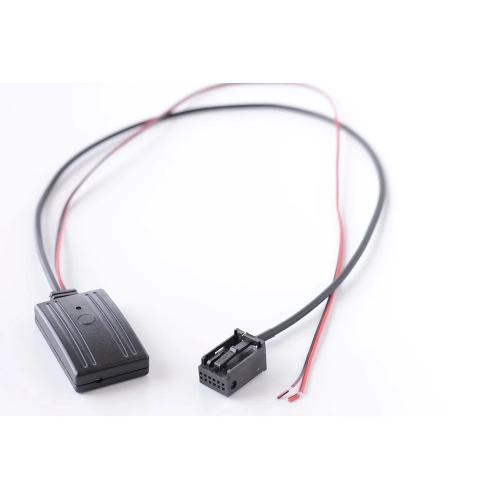 AUX Streaming Device Car AUX Adapter 15 Meters Working Range Lightweight 35 Grams ABS Material Construction Black