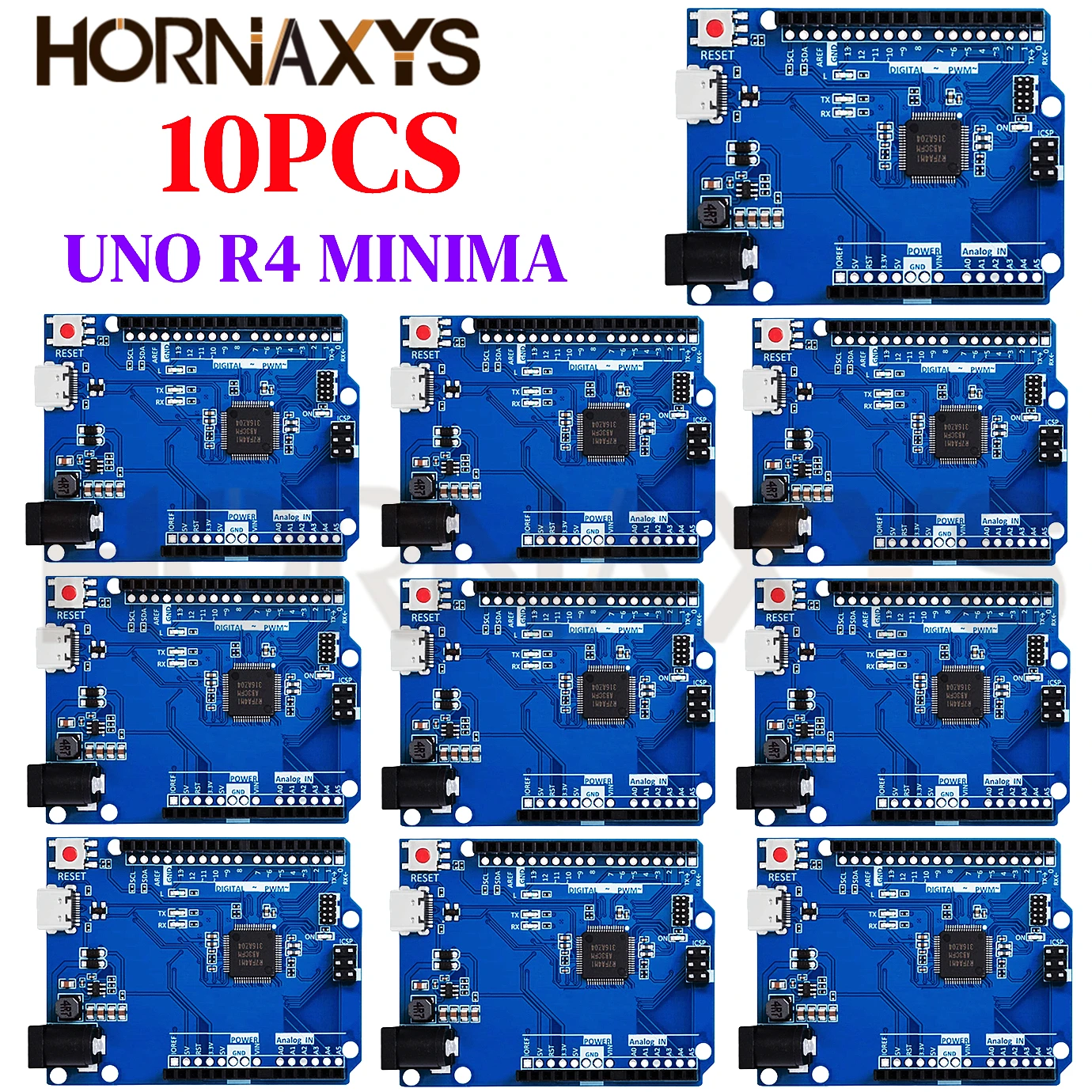 1-10PCS/UNO R4 minima TYPE-C WIFI Development Board Module Improved Version Compatible Official Motherboard For Arduino New