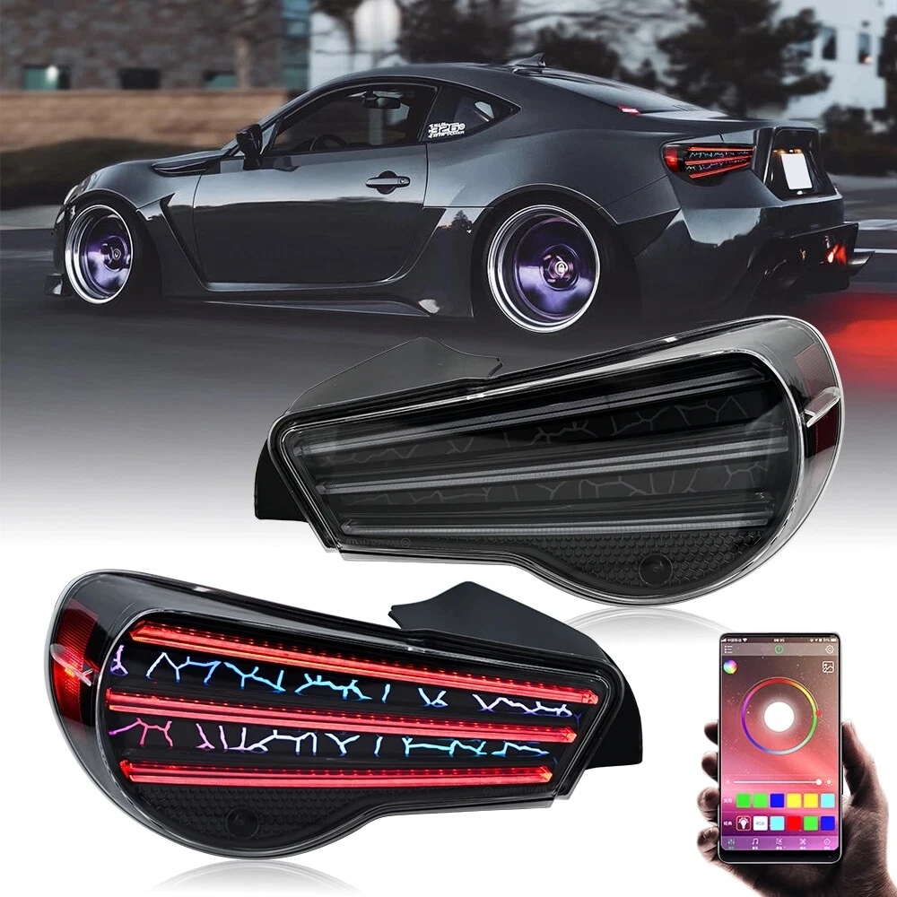 

LED RGB Tail Lights For Toyota 86/Subaru BRZ/Scion FR-S 2012-2020 Rear Lamp