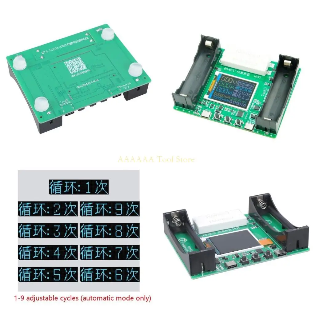 A2BE 18650 Lcd Disp…