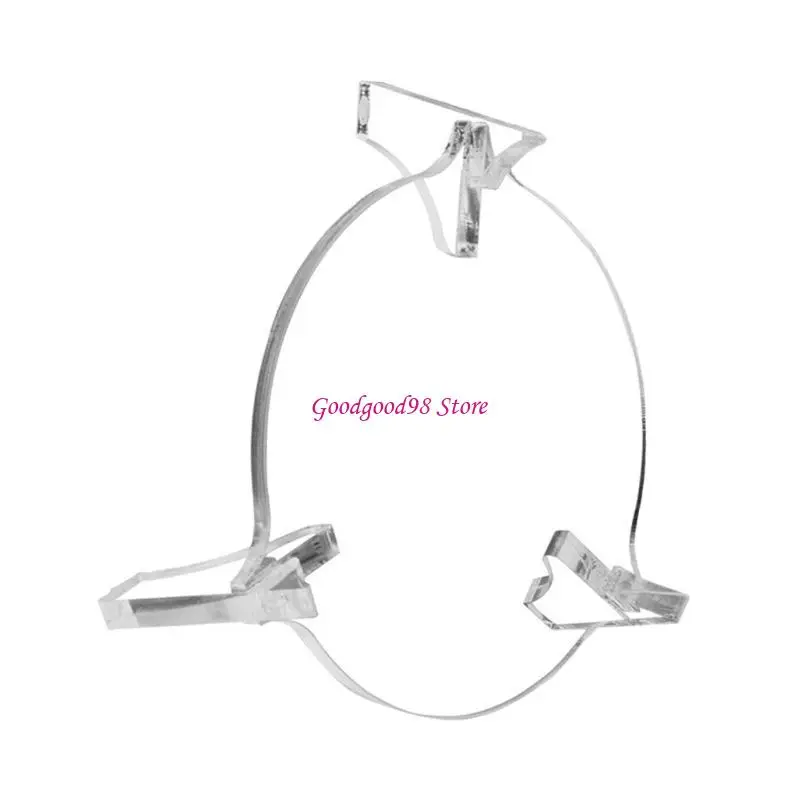 

Table Speakers Dock Clear Acrylic Speakers Support Stand for Modern Aesthetic Solid Acrylic Build for Wireless Speakers W8EC