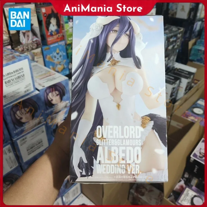 

Bandai Genuine BANPRESTO OVERLORD GLITTER&GLAMOURS Albedo Wedding Anime Action Figure Collectible Model Toys Gift Children Kid