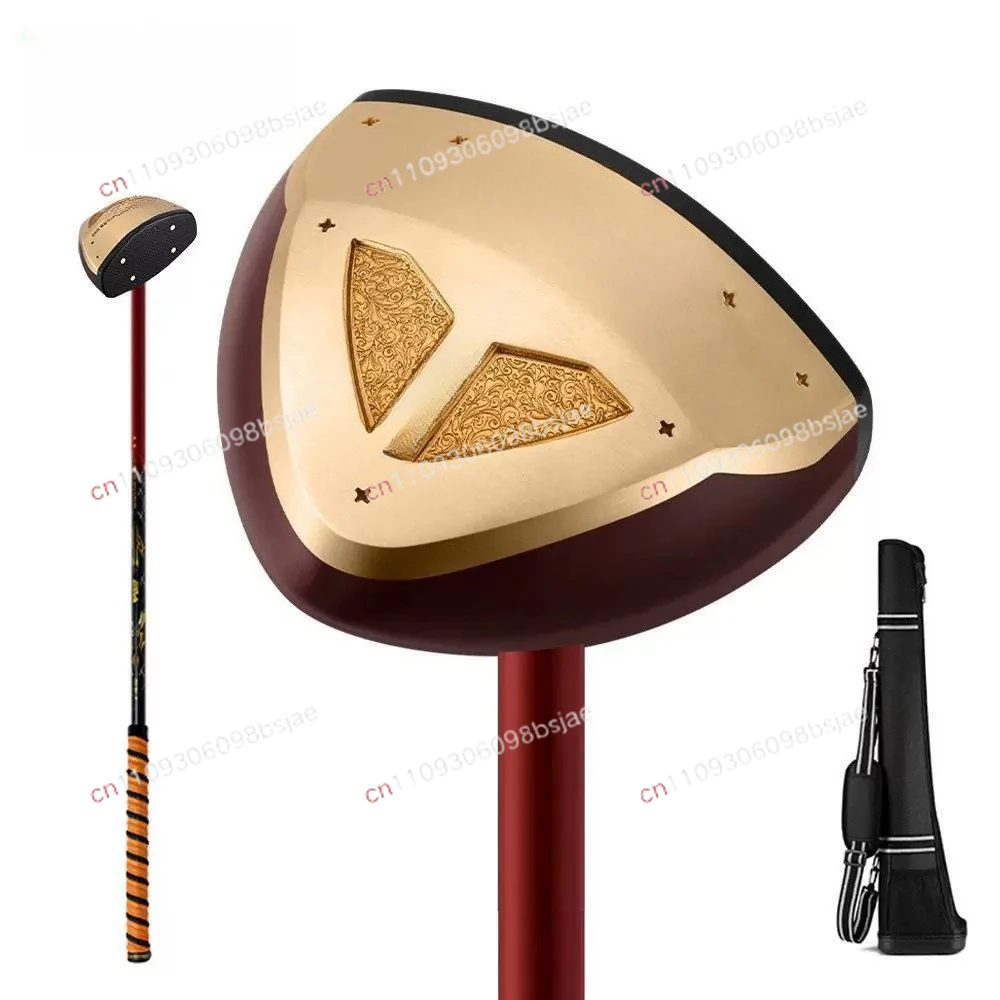 PGM Park Golf Club Single Male Ladies Putter Maple Log Head Low Center of Gravity Gun Bag