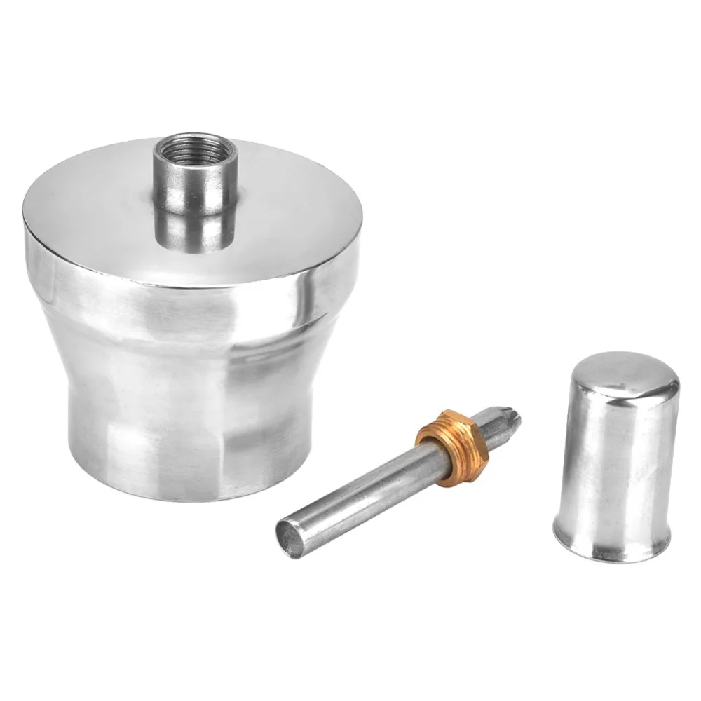 With Wick 304 Stainless Steel Alcohol Lamp Burner Brass Screw Thickened Spirit Burner 450ml Lab Lamp For Chemistry Laboratory