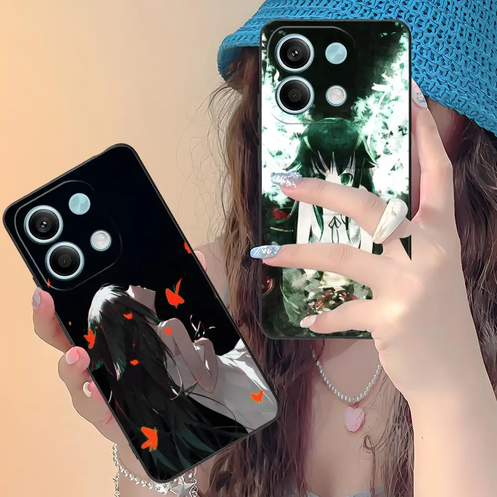 Funda de teléfono móvil Saya no Uta para Xiaomi Redmi 14 13 12 A5 3 2 1 C Plus 4G 5G, funda con impresión en Color, bonitos teléfonos inteligentes
