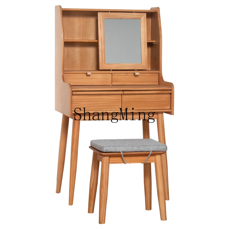 

CL apartment dresser solid wood bedroom modern simple mini makeup table