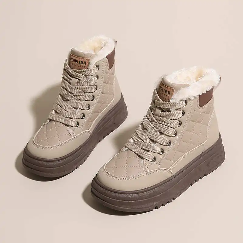 Snowboots High Tops Women's High Sports Shoes Shoes Boots Booties For Sneakers Brands Jogging Fitness Hospitality Authentic