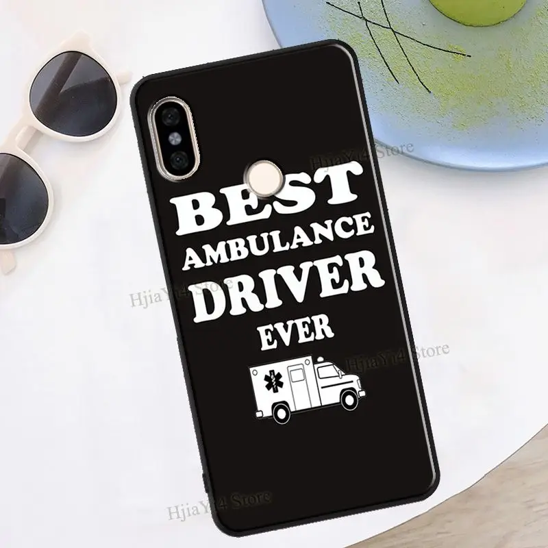 EMT EMS Ambulance For Redmi Note 11 Pro Phone Case For Redmi Note 10 Pro 7 8 9 Pro 10S 9S Redmi 10 9A 9T 9C