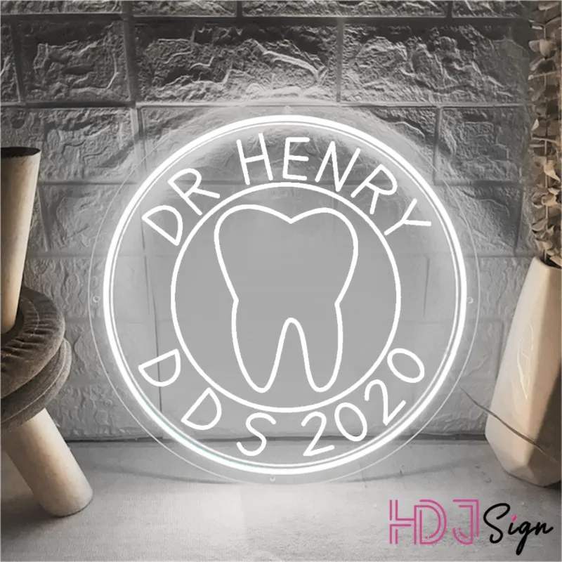 

Custom Tooth Neon Sign Dentist's Office Shop Home Woman Girls Room Decor Wall Decoration 3D Carving Sign Led Luminous Signs Gift