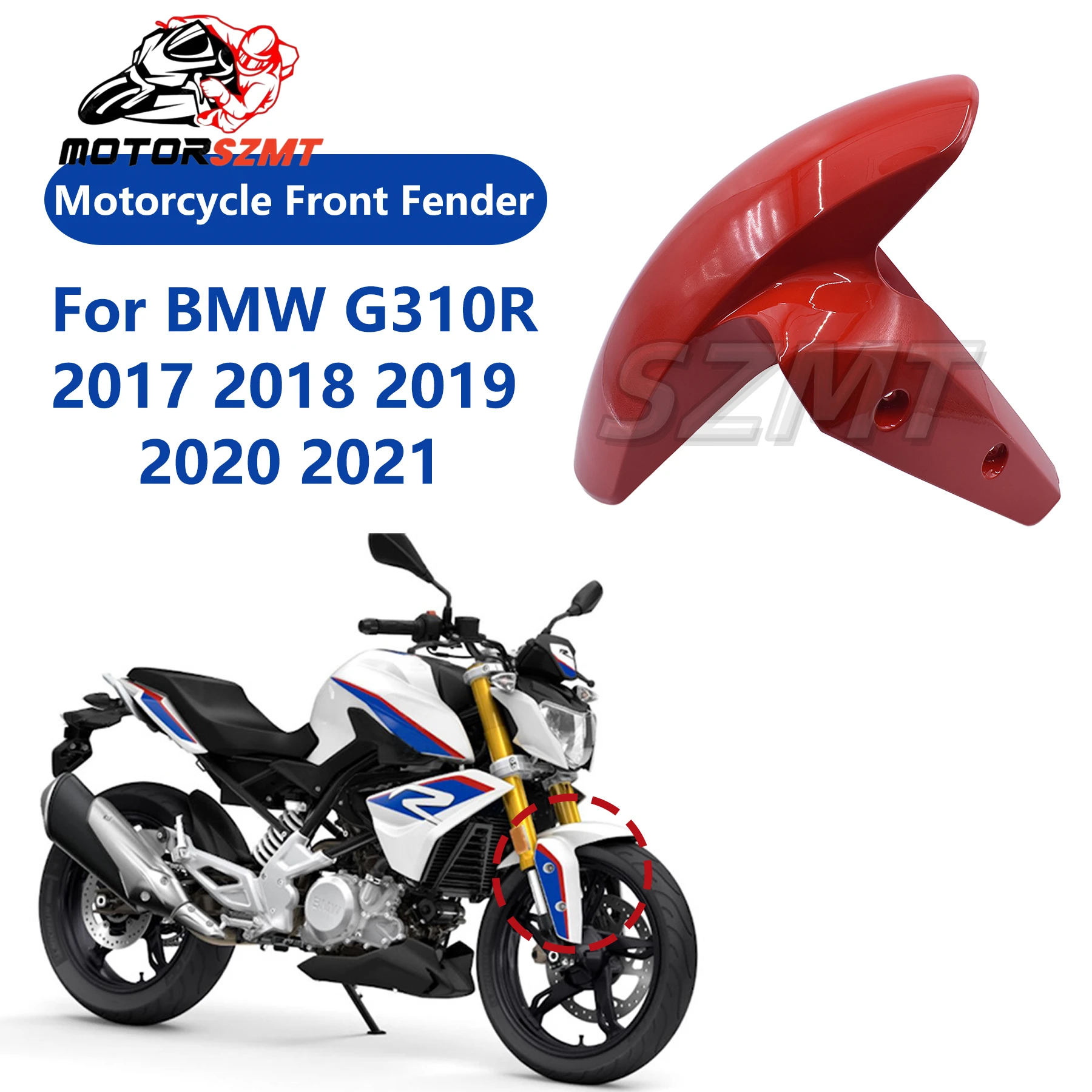 For BMW G310GS G310R G 310GS G 310R G310 GS 2017-2023 Motorcycle Mudguard Rear Fender Mudflap Splash Cover Mudguard Front Fender