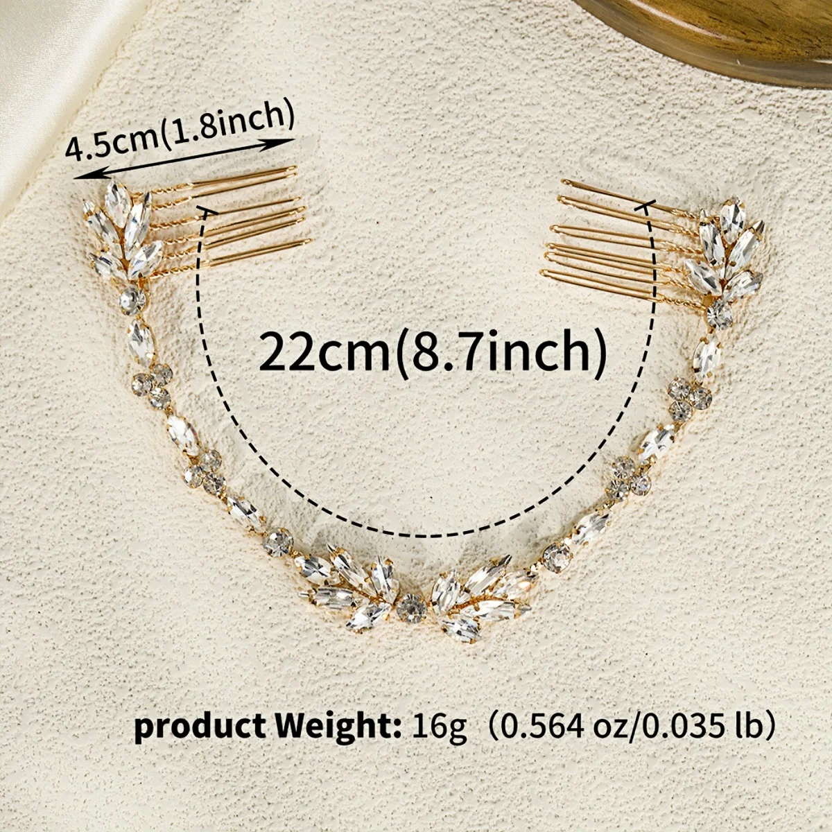 Bandes de cheveux en cristal élégantes pour femmes, serre-tête de mariée avec peigne, bijoux, accessoires pour cheveux