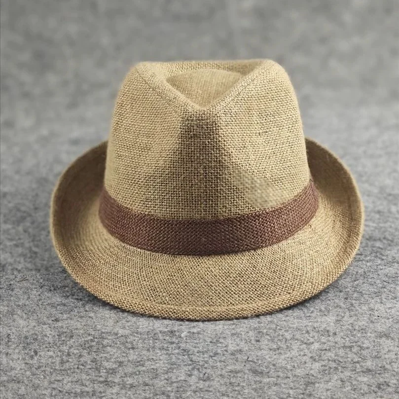 Stylish Jazz Cap, Casual Plain-coloured Top Hat, British-style Gentleman’s Hat, Sun Hat for Middle-aged and Elderly Men