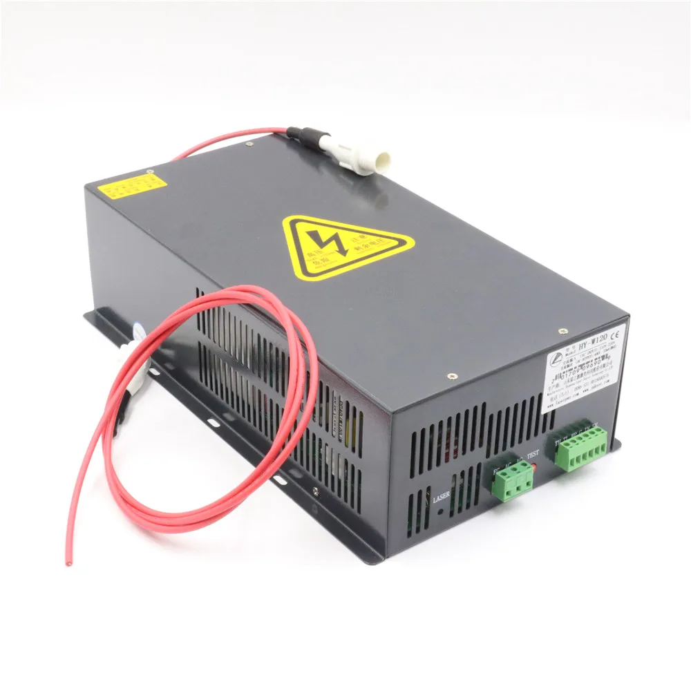 Haojiayi 100-120W CO2 Laser Voeding Voor CO2 Lasergravure Snijmachine HY-W120 T / W Serie