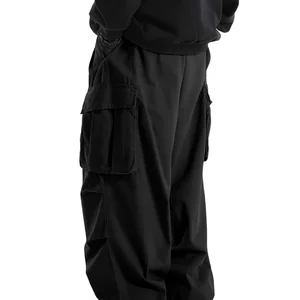 Erkek bol kesim İpli pantolon, kargo, tasarım, klasik, cepler, Çok Kanatlı, kaykay için uygun, sokak, kamp, açık havada Pantolondaki en iyi 10 satış ve açık - №4