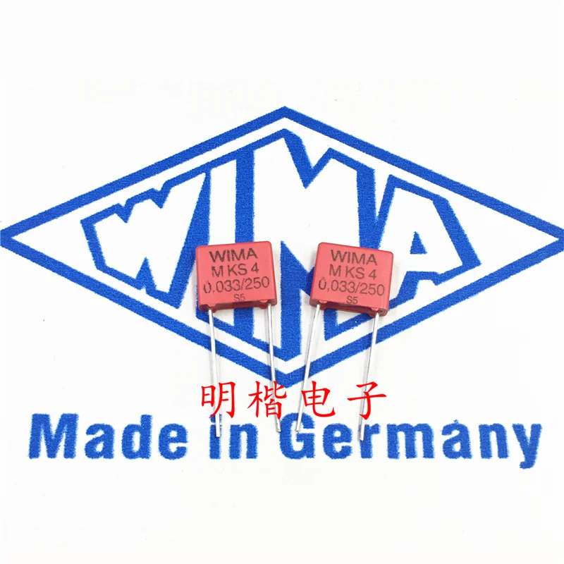 Free Shipping 10pcs/30pcs WIMA Germany capacitor MKS4 250V 0.033UF 250V 333 33nf P=7.5mm