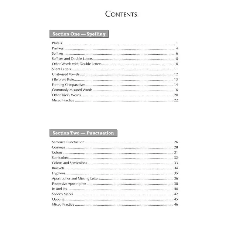 GCSE Spelling Punctuation And Grammar Workbook Includes Answers Cgp Books Coordination Group Publications 9781782942191 Book