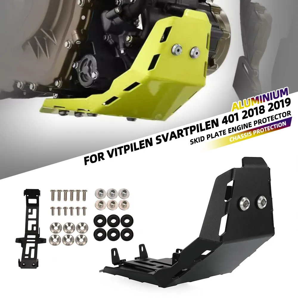 

Motorcycle Engine Guard Protection Cover Base Bash Skid Plate Protector For Husqvarna Svartpilen 401 Vitpilen 401 2018 2019