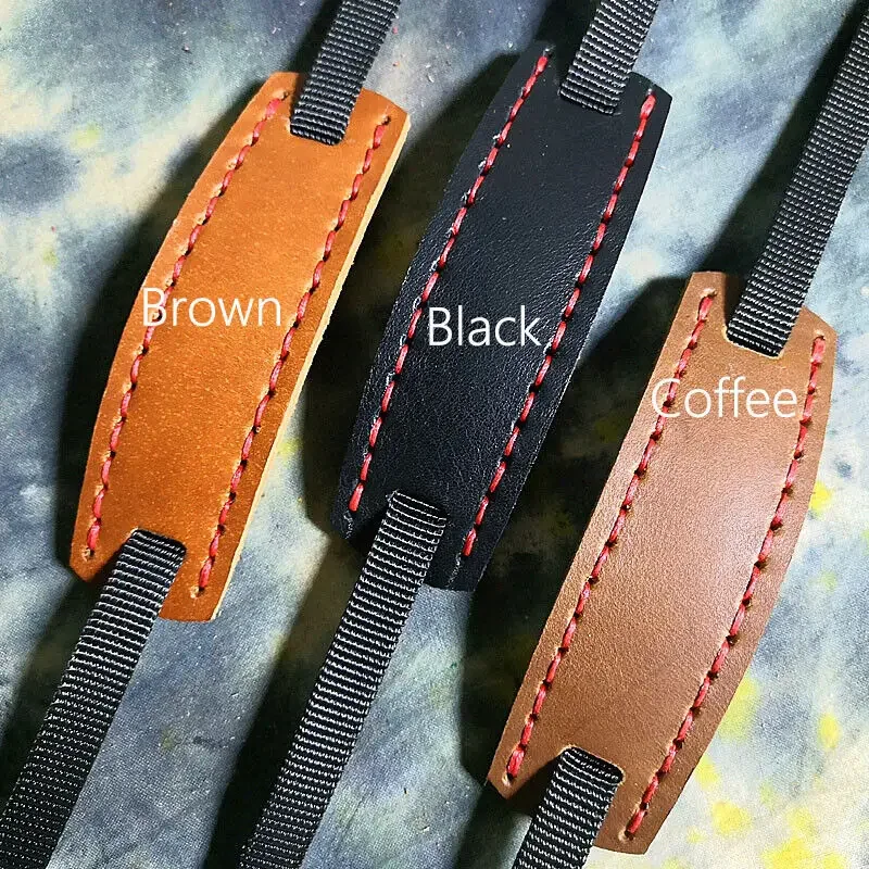 قبضة يد مصنوعة يدويًا من الجلد الطبيعي ، حزام مقبض لـ DSLR ، nicon ، Canon ، Fuji ، Leica