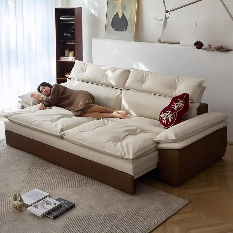 Brown European Electric Sofas Single Lazy Luxury Relax Curved Living Room Sofas Quality Style Sofa Wohnzimmer Furniture For Home