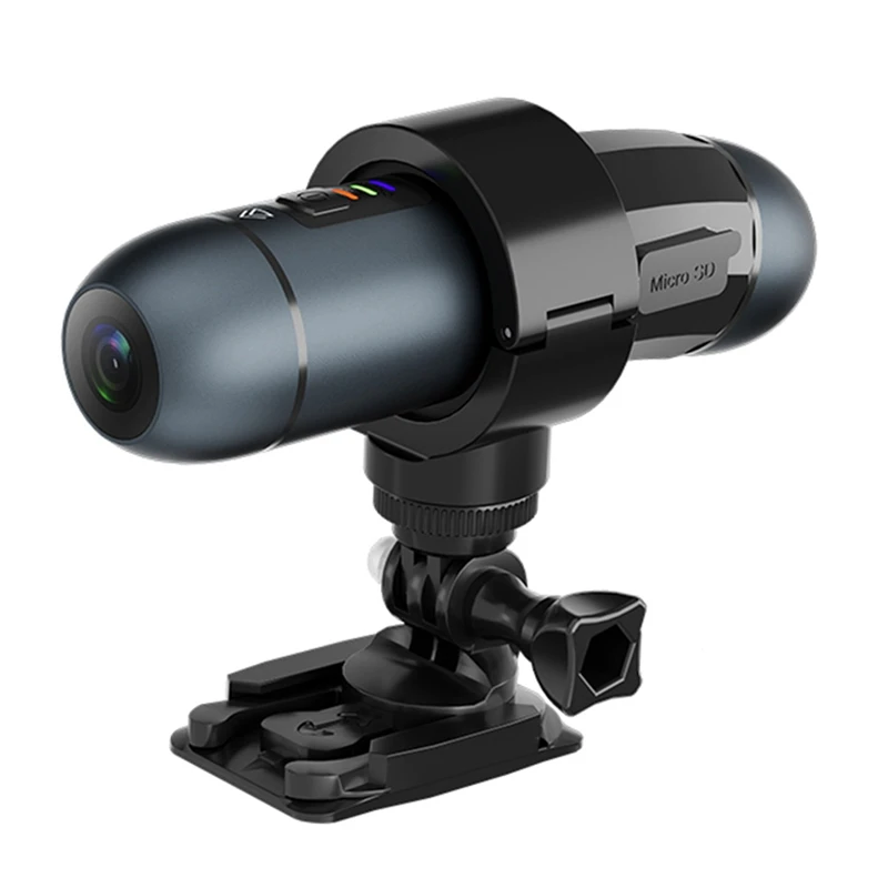 4k HD Outdoor Action Camera Cycling Helmet Video Camcorder Camera with 10x-20x Optical Zoom Sports Video Camera-ABWY
