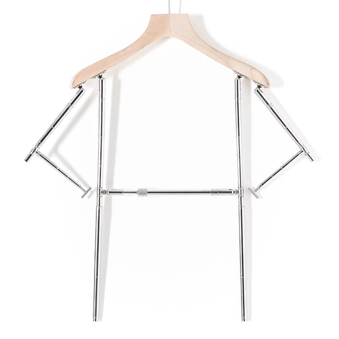 Men's short-sleeved T-shirt POLO shirt shooting high-efficiency modeling hanger adjustable model props display hanger