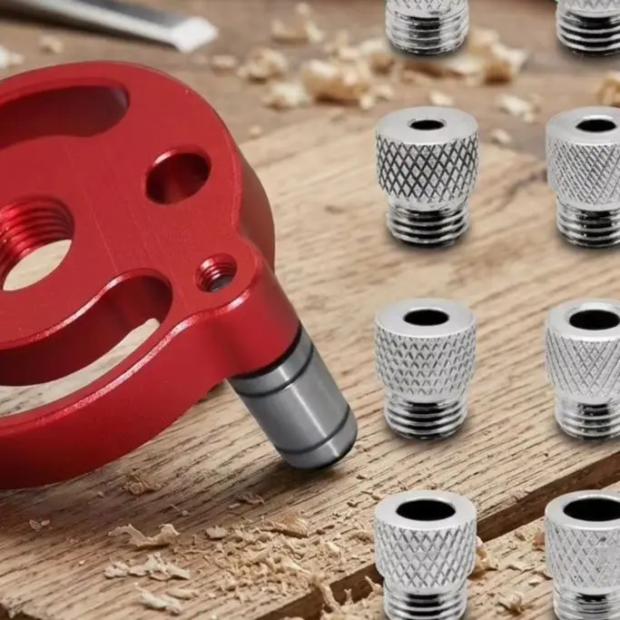 Woodworking Straight Hole Drilling Locator Hole Puncher Round Wood Tenon Splicing Board Wood Tip Positioning Center Hole Puncher