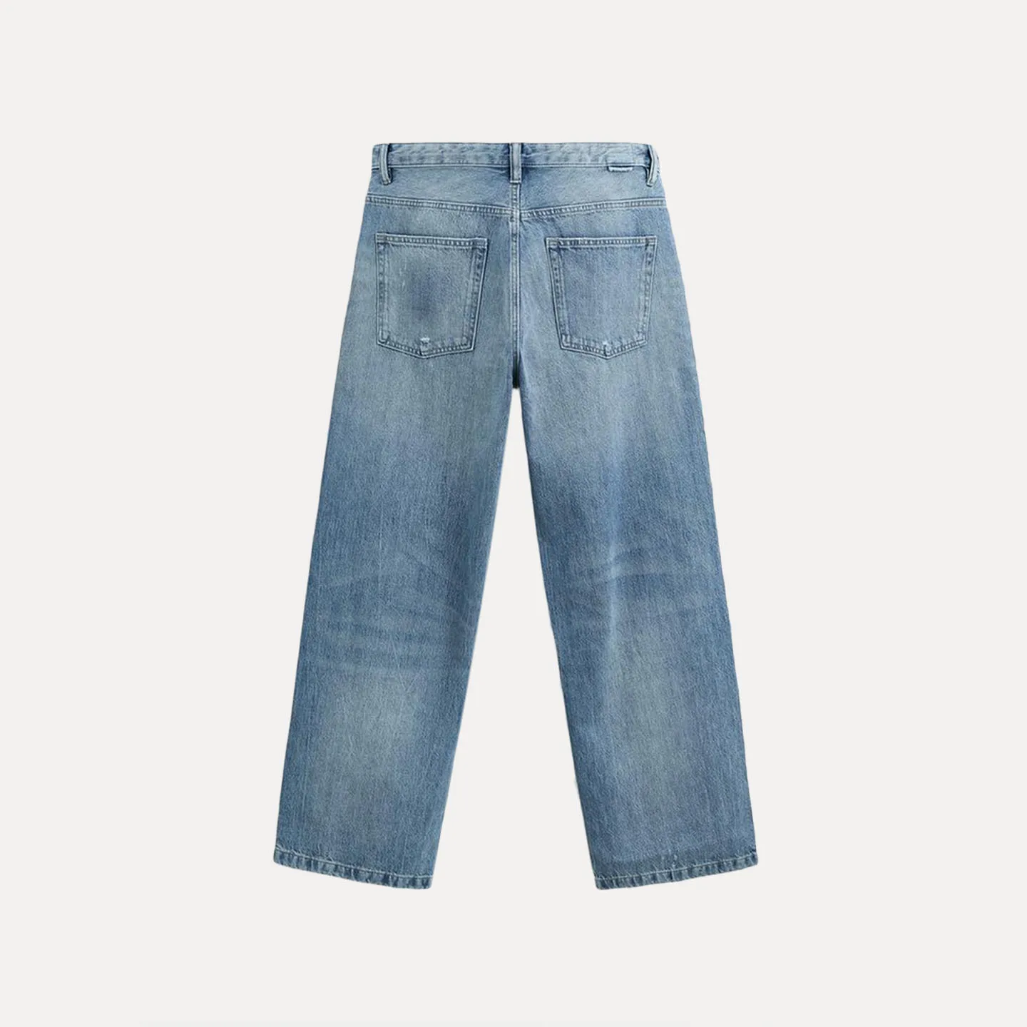 جينز رجالي فضفاض غير رسمي متعدد الاستخدامات لخريف جديد Sle 2025 Quali Small ence فضفاض مناسب من قماش الدنيم للرجال من Z