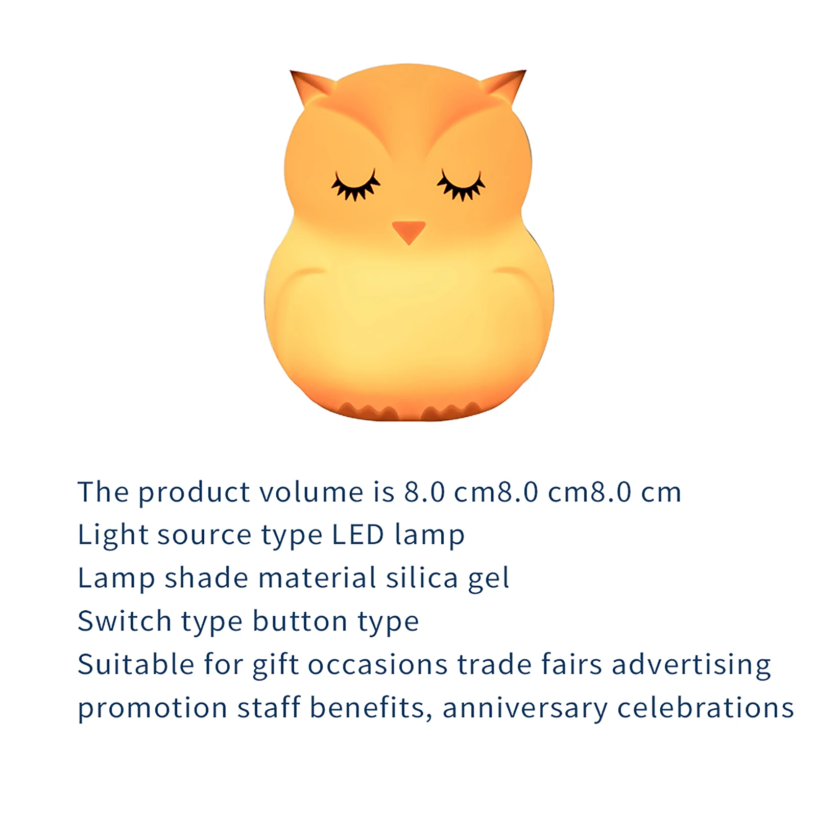 LED Night Light Remote Control Color Changing Silicone Lights Rechargeable Bedside Lamp For Children Baby Kid Christmas Decora